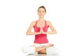 Young fitness woman practicing yoga Royalty Free Stock Photo