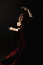 Young Flamenco Dancer woman Royalty Free Stock Photo