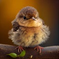 Young fledgling chick