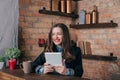 Young freelancer girl is working hard in laptop Royalty Free Stock Photo