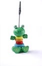 Young frog toy.