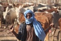 A young Fulani on a cow herding ranch in Kati near Bamako