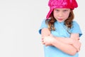 Young girl with attitude Royalty Free Stock Photo