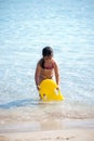 Young girl at the beach