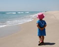 Young Girl On The Beach