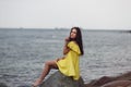 Young girl on the beach