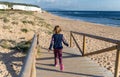 Young girl on the beach