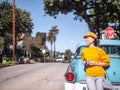 Young girl in California Royalty Free Stock Photo