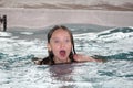 Girl-Child in Pool