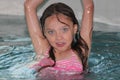Girl-Child in Pool
