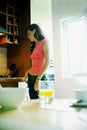 Young girl cooking Royalty Free Stock Photo