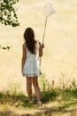 Young girl Entomologist Royalty Free Stock Photo