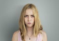 Young Girl Envy Irritated Concept Royalty Free Stock Photo
