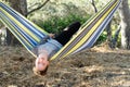 Young Girl in a Hammock Royalty Free Stock Photo