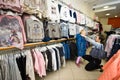 Young girl and her mother shopping for new clothes Royalty Free Stock Photo