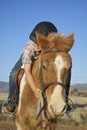 Young Girl Hugs Her Pony Royalty Free Stock Photo