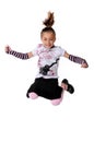 Young Girl Jumping Royalty Free Stock Photo