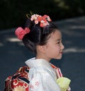 Young girl in kimono, Tokyo, Japan