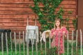 Summer portrait of cute little girl Royalty Free Stock Photo