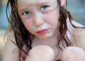 Young Girl Looking Sad Royalty Free Stock Photo