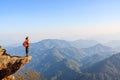 Young girl in mountain Royalty Free Stock Photo