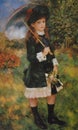 Young Girl with Parasol (Aline Nunes) - Pierre-Auguste Renoir