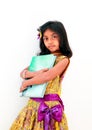 Young girl, ready to learn Royalty Free Stock Photo