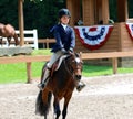 A Young Girl Rides A Horse In The Germantown Charity Horse Show