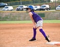 Young Girl Softball Royalty Free Stock Photo