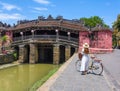Ancient bridge pagoda in Hoi An city, Vietnam