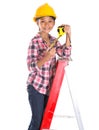 Young Girl With Tape Measure V