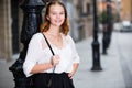 young girl teenager walking outdoors