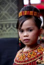 Young Girl at Toraja Funeral Ceremony