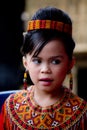 Young Girl at Toraja Funeral Ceremony