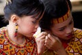 Young Girl at Toraja Funeral Ceremony