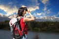 Young girl tourist