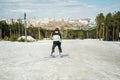 Young Girl Tourist Snowboard Ski Snow Winter Mountain