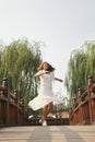 Young Girl Twirling Her Skirt