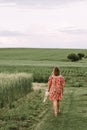 Summer portrait of cute little girl Royalty Free Stock Photo