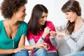 Young Girls Applying Nail Paint Royalty Free Stock Photo