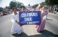 Young Girls Marching in July 4th Parade, Pacific Palisades, California