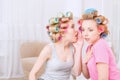 Young girls sharing secrets Royalty Free Stock Photo