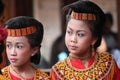 Young Girls at Toraja Funeral Ceremony