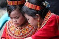 Young Girls at Toraja Funeral Ceremony