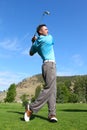 Young golfer Royalty Free Stock Photo