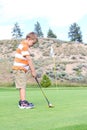 Young golfer Royalty Free Stock Photo