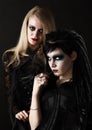 Young gothic women Royalty Free Stock Photo