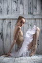 Young graceful ballerina Royalty Free Stock Photo