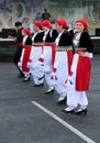 Young Greek Dancers performing at Greek Fest in Carmel, Indiana Royalty Free Stock Photo