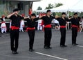 Young Greek Dancers performing at Greek Fest in Carmel,Indiana Royalty Free Stock Photo